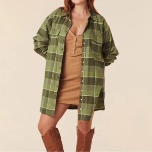 Spell Wyatt flannel shirt dress 3XL NWT